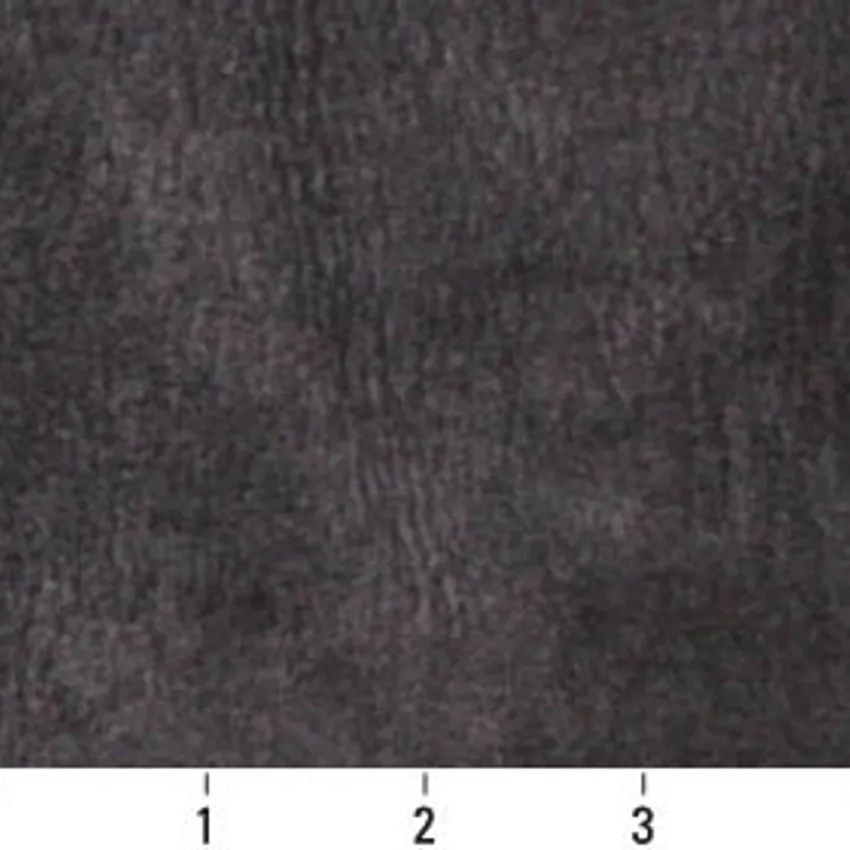 Midnight Blue Animal Hide Look Soft Microfiber Upholstery Fabric — Scale in inches