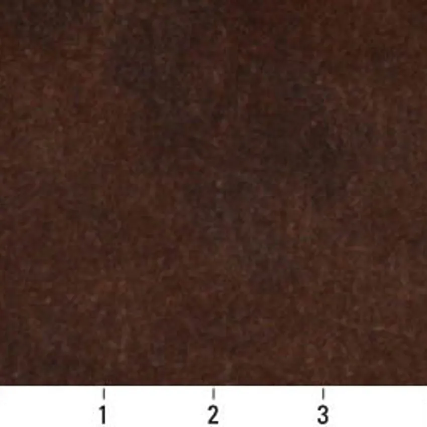 Saddle Brown Animal Hide Look Soft Microfiber Upholstery Fabric — Scale in inches