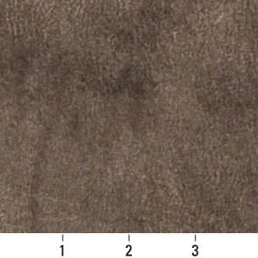 Mushroom Brown Animal Hide Look Soft Microfiber Upholstery Fabric — Scale in inches