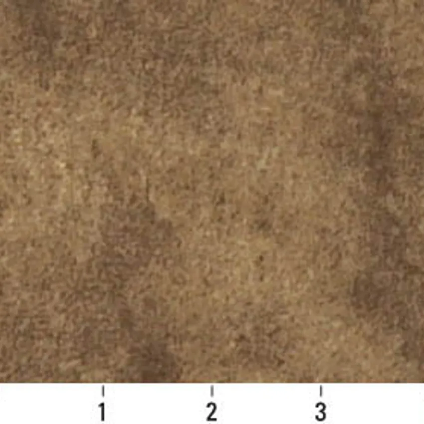 Dune Brown Animal Hide Look Soft Microfiber Upholstery Fabric — Scale in inches