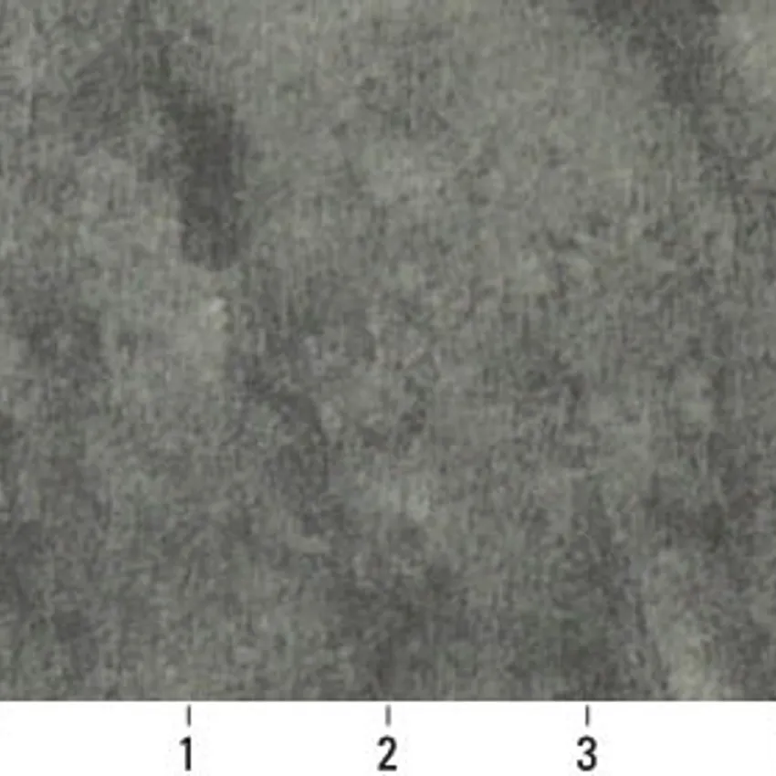 Sterling Grey Animal Hide Look Soft Microfiber Upholstery Fabric — Scale in inches