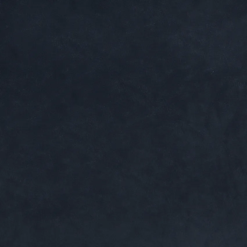 Dark Blue Plain Leather Like  Microfiber Upholstery Fabric