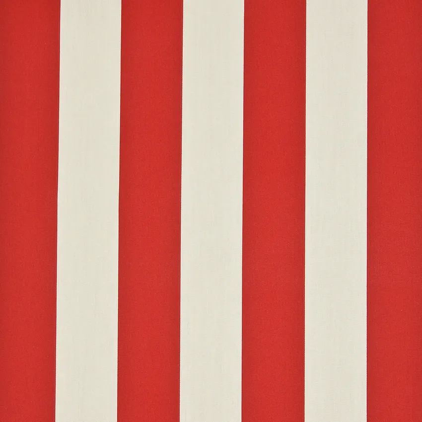 Poppy Stripe Burgundy and White Beach Outdoor Upholstery Fabric by the Yard