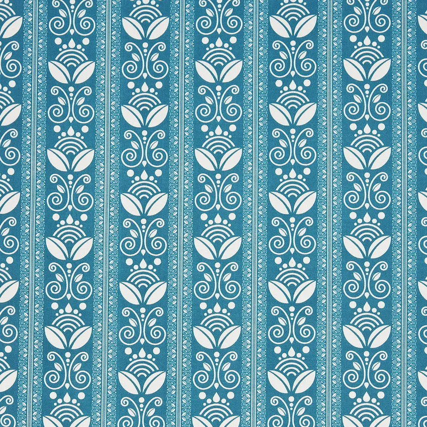 Lagoon Gazebo Aqua Contemporary Outdoor Upholstery Fabric by the Yard