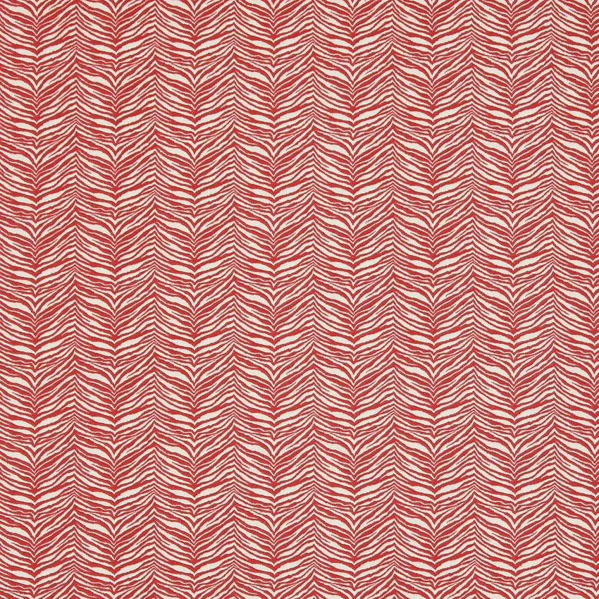 Poppy Zebra Burgundy Animal Print Outdoor Upholstery Fabric by the Yard