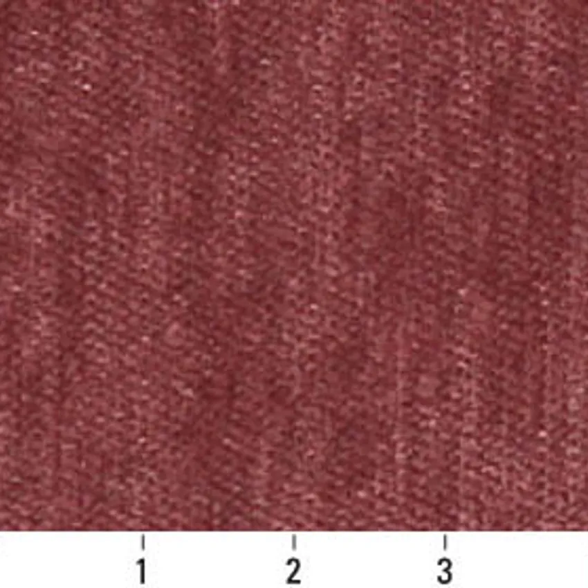 Rose Pink Solid Soft Plush Chenille Upholstery Fabric — Scale in inches