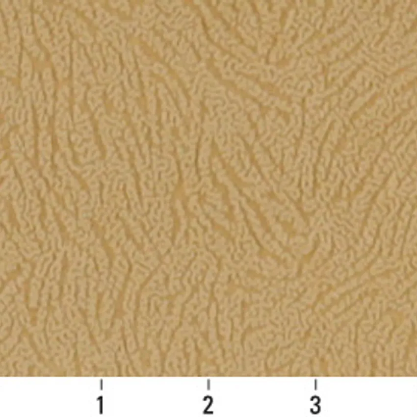 Honey Gold Small Decorative Brush Pattern Microfiber Velvet Upholstery Fabric — Scale in inches