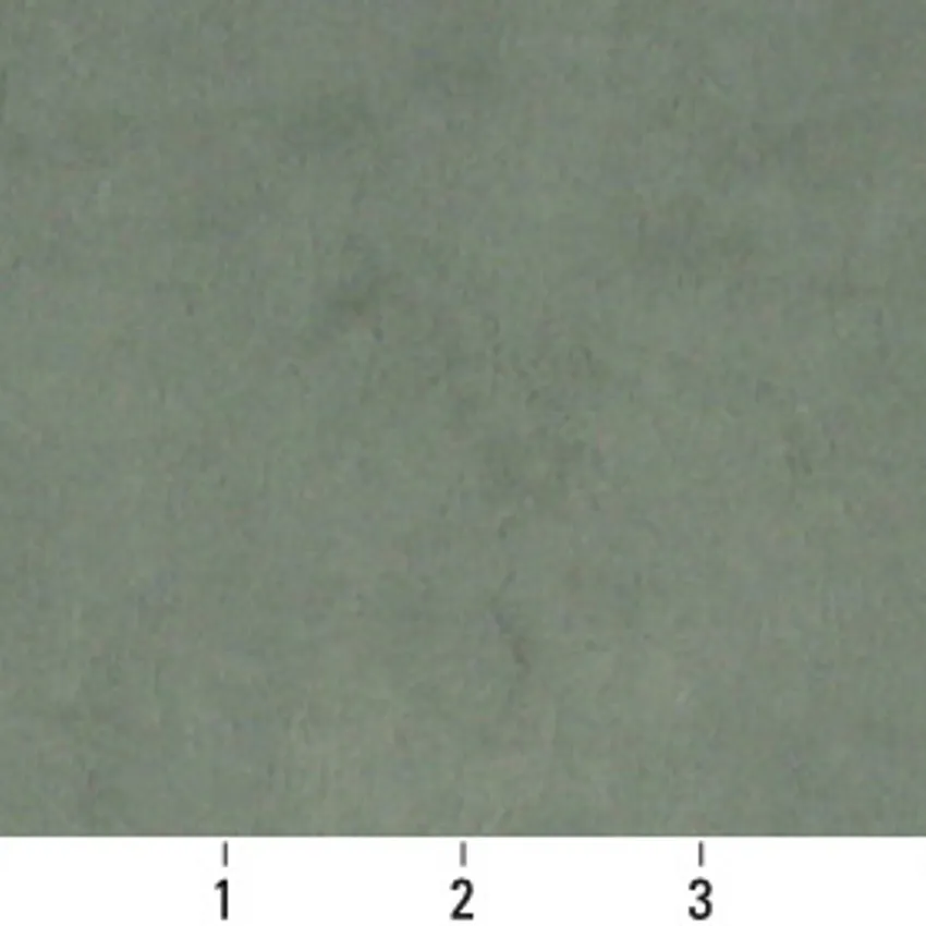 Sage Green Solid Soft Microsuede Microfiber Upholstery Fabric — Scale in inches