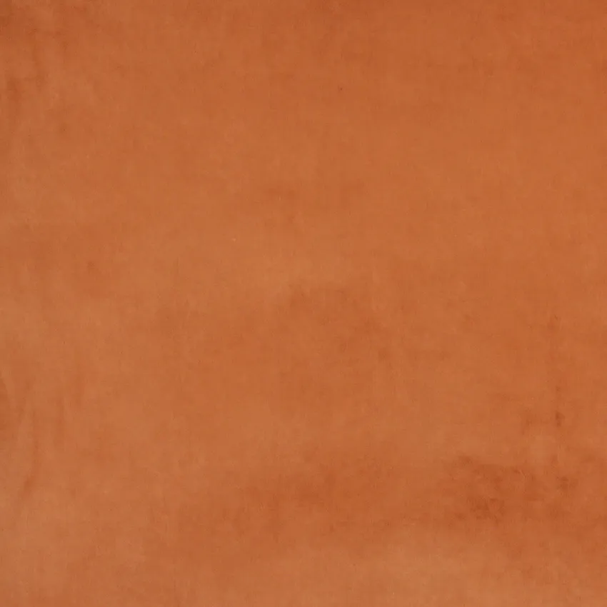 Terracotta Orange Solid Soft Microsuede Microfiber Upholstery Fabric