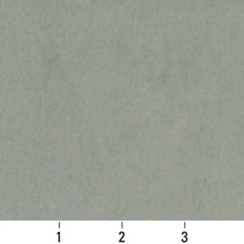 Platinum Grey Solid Soft Microsuede Microfiber Upholstery Fabric — Scale in inches