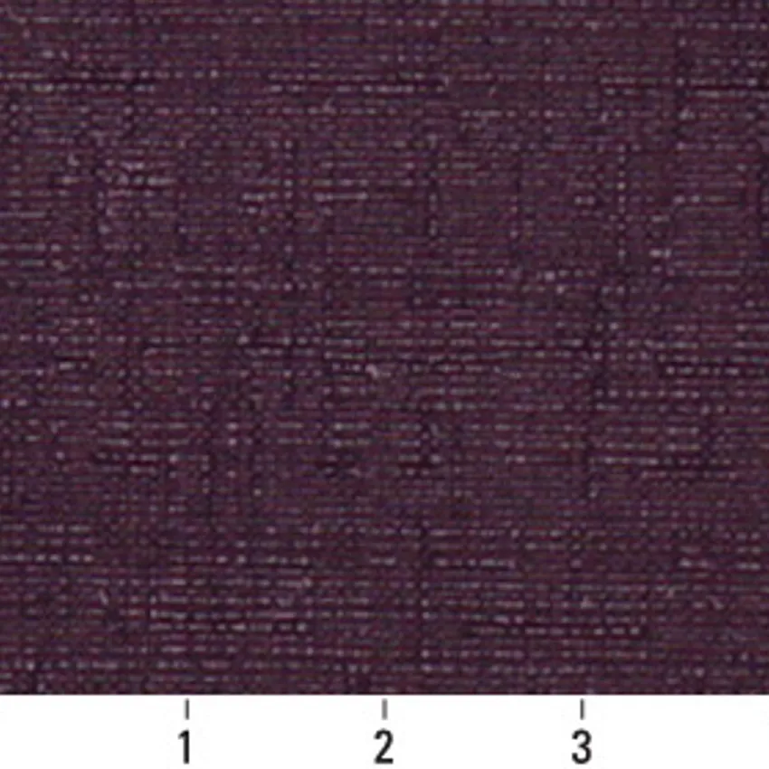 Plum Lilac Purple Solid Linnen Look Tweed Damask Upholstery Fabric — Scale in inches