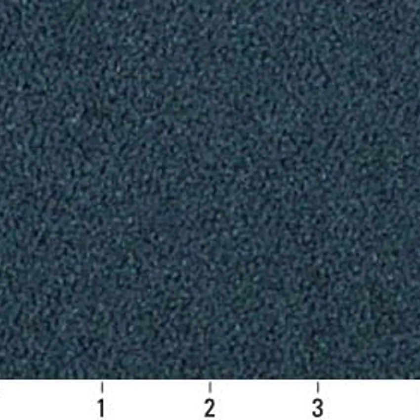 Sapphire Dark Blue Plain Chenille Upholstery Fabric by the Yard — Scale in inches