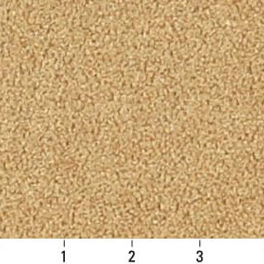 Camel Beige and Gold Plain Chenille Upholstery Fabric by the Yard — Scale in inches