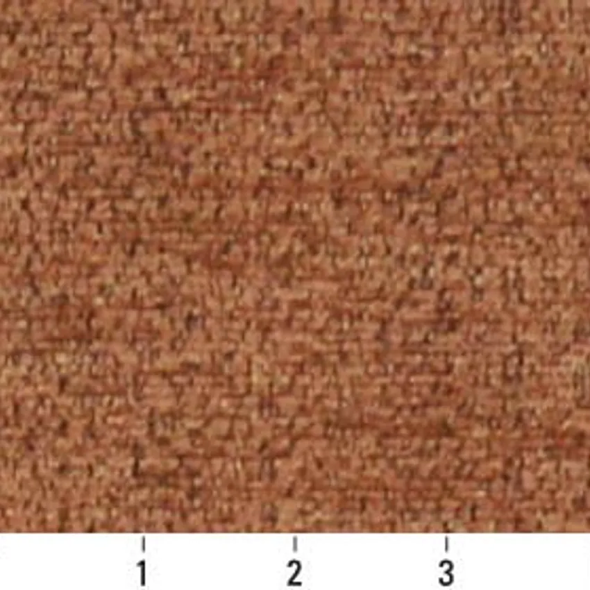 Topaz Beige Plain Chenille Upholstery Fabric — Scale in inches