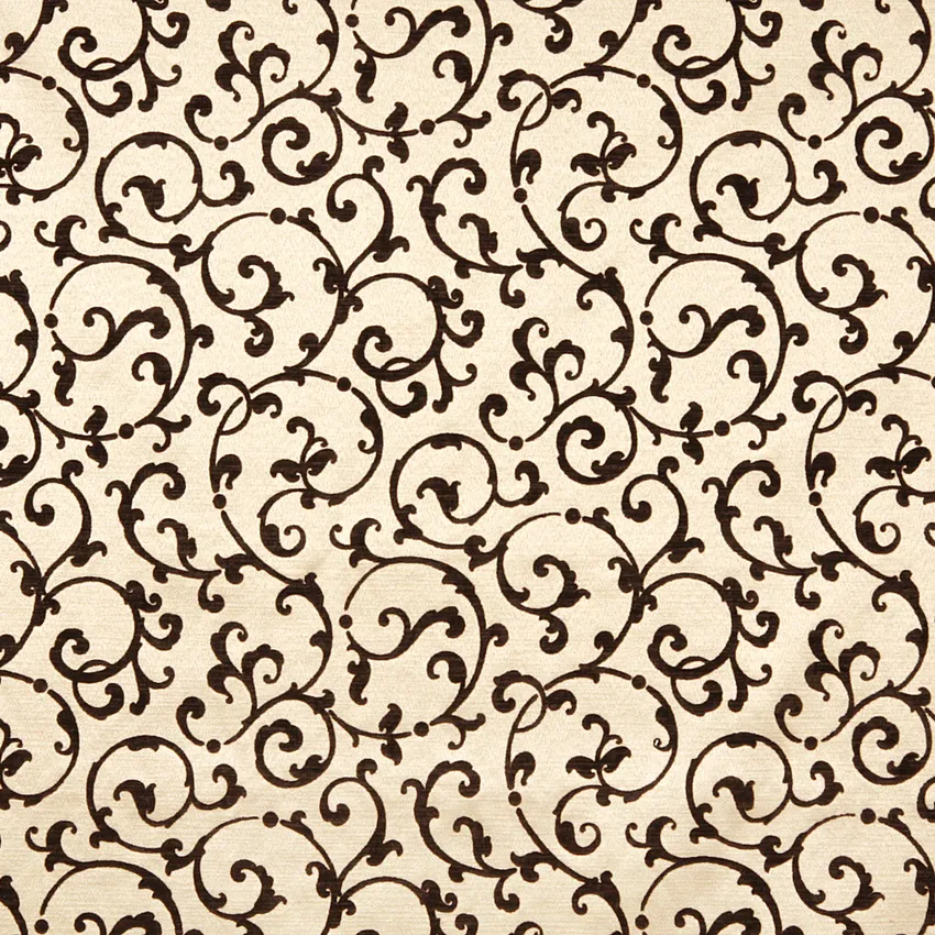 Cognac Beige and Brown Contemporary Velvet Upholstery Fabric by the Yard