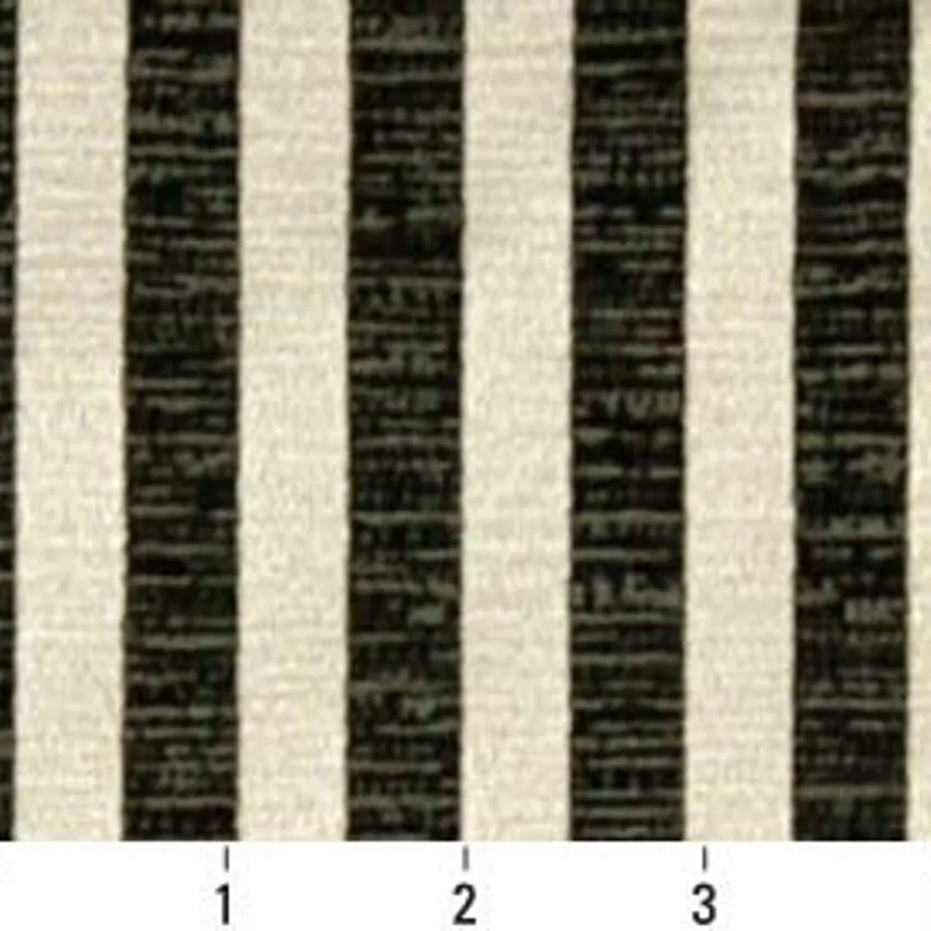 Ivy Stripe Dark Green and Light Green Small Scale Velvet Upholstery Fabric by the Yard — Scale in inches