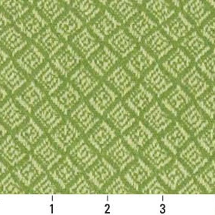 Meadow Light Green Contemporary Marine Upholstery Fabric by the Yard — Scale in inches