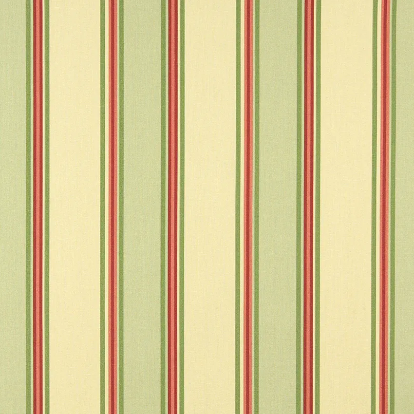 Tropic Stripe Coral and Gold Stripes Marine Upholstery Fabric by the Yard