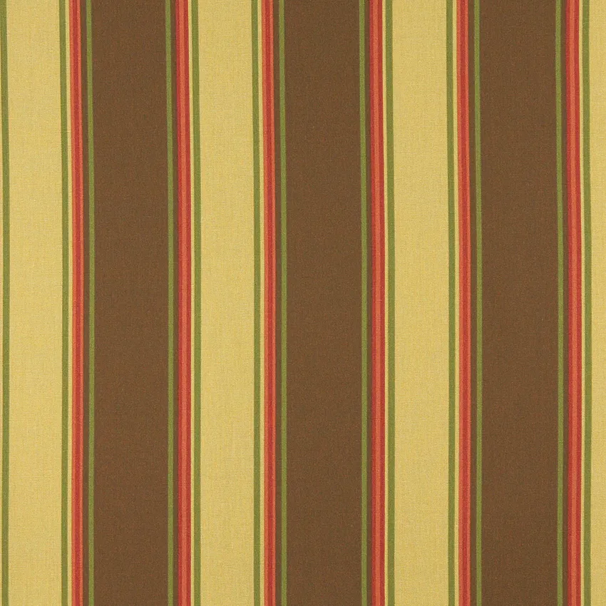 Sumatra Stripe Beige and Brown Stripes Marine Upholstery Fabric by the Yard