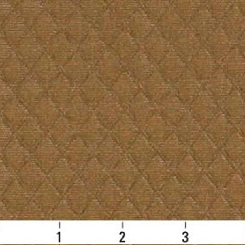 Coffee Bean Brown Plain Marine Upholstery Fabric by the Yard — Scale in inches