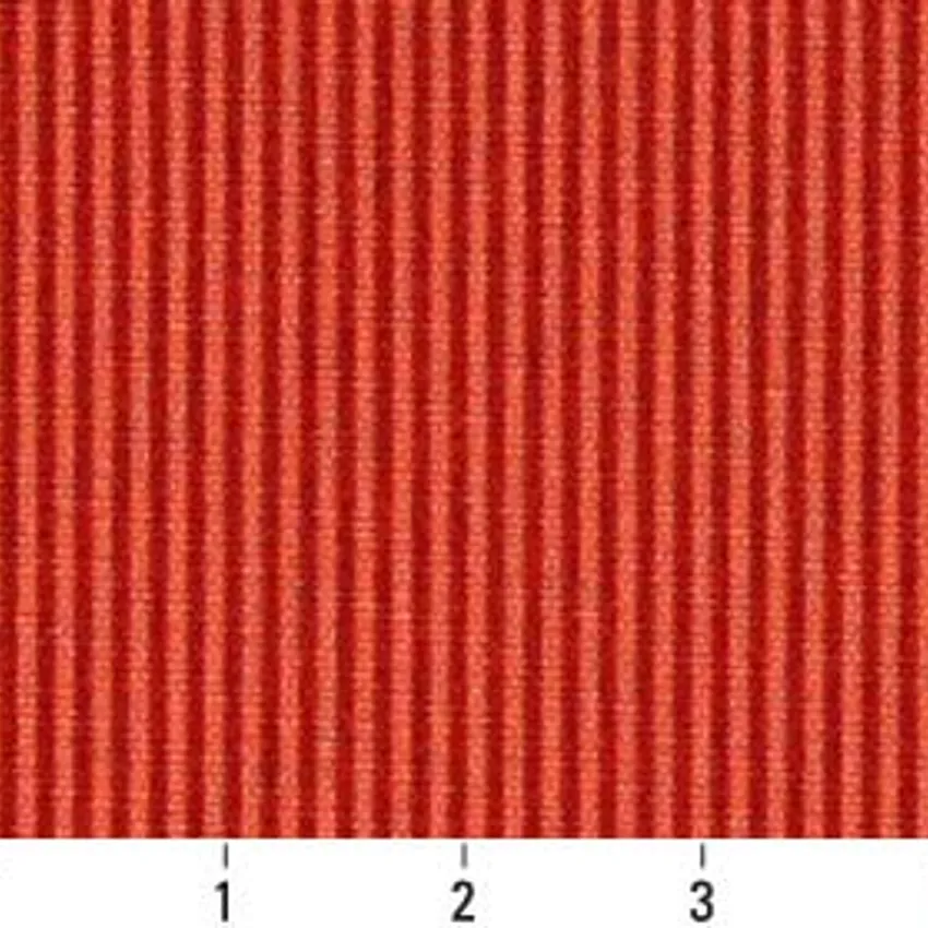 Papaya Coral Small Scale Marine Upholstery Fabric by the Yard — Scale in inches