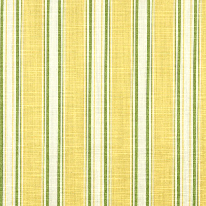 Citrus Stripe Gold and Light Green Stripes Marine Upholstery Fabric by the Yard