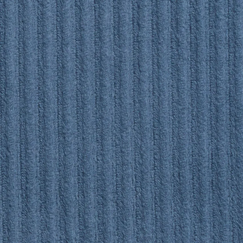Denim Blue Small Stripe Soft Velvet Upholstery Fabric