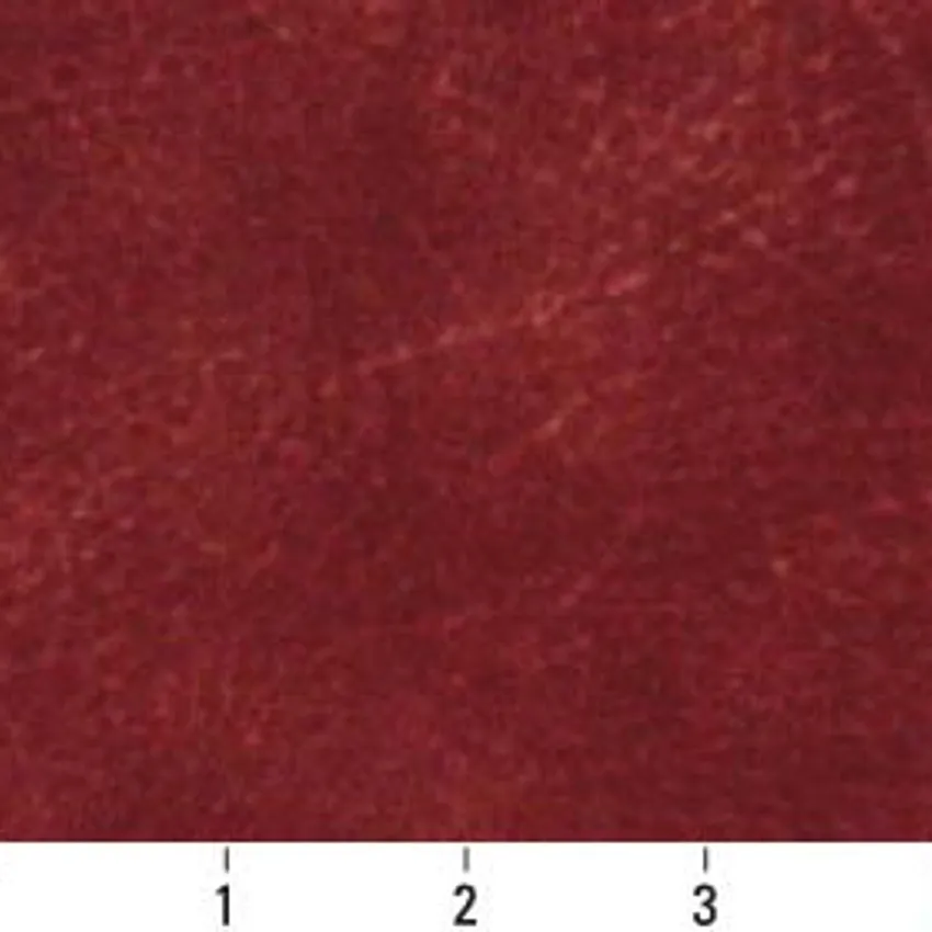 Brandy Burgundy  Animal Hide Texture Microfiber Machine Washable Stain Resistant Upholstery Fabric — Scale in inches