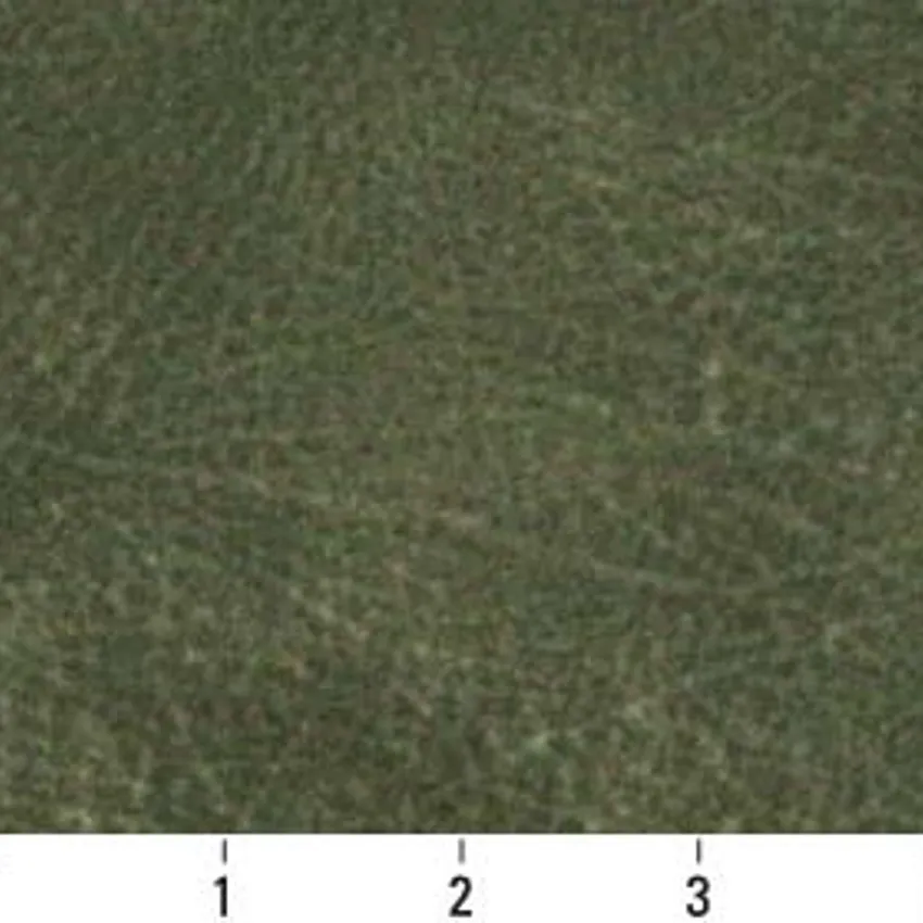 Willow Dark Green and Light Green  Animal Hide Texture Microfiber Machine Washable Stain Resistant Upholstery Fabric — Scale in inches