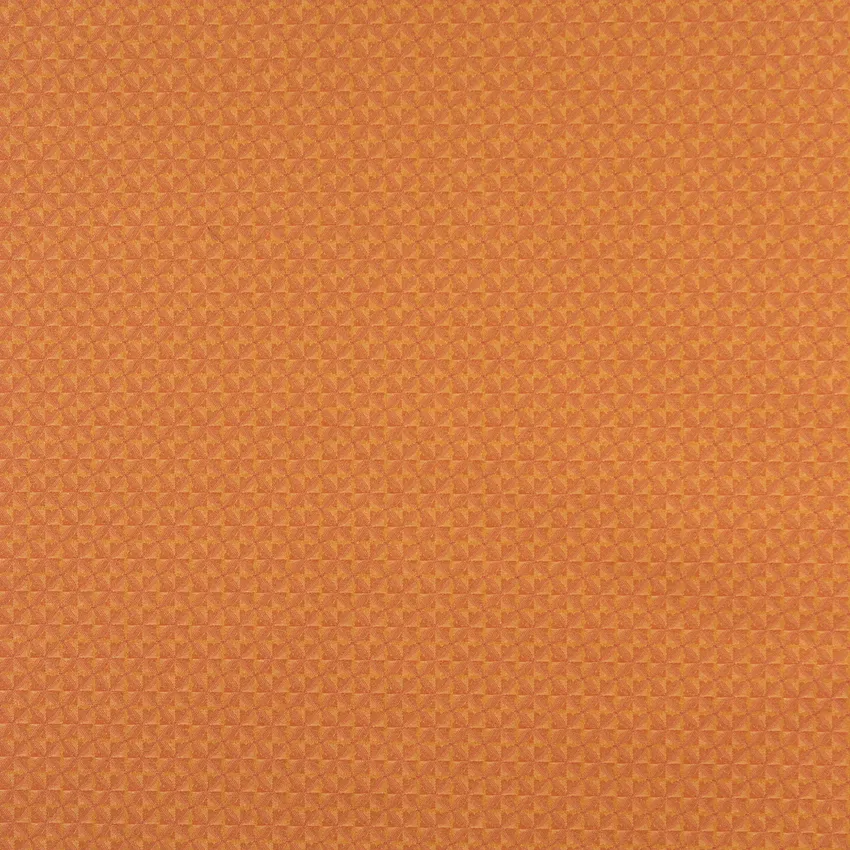 Mango Orange Contemporary Damask Upholstery Fabric by the Yard