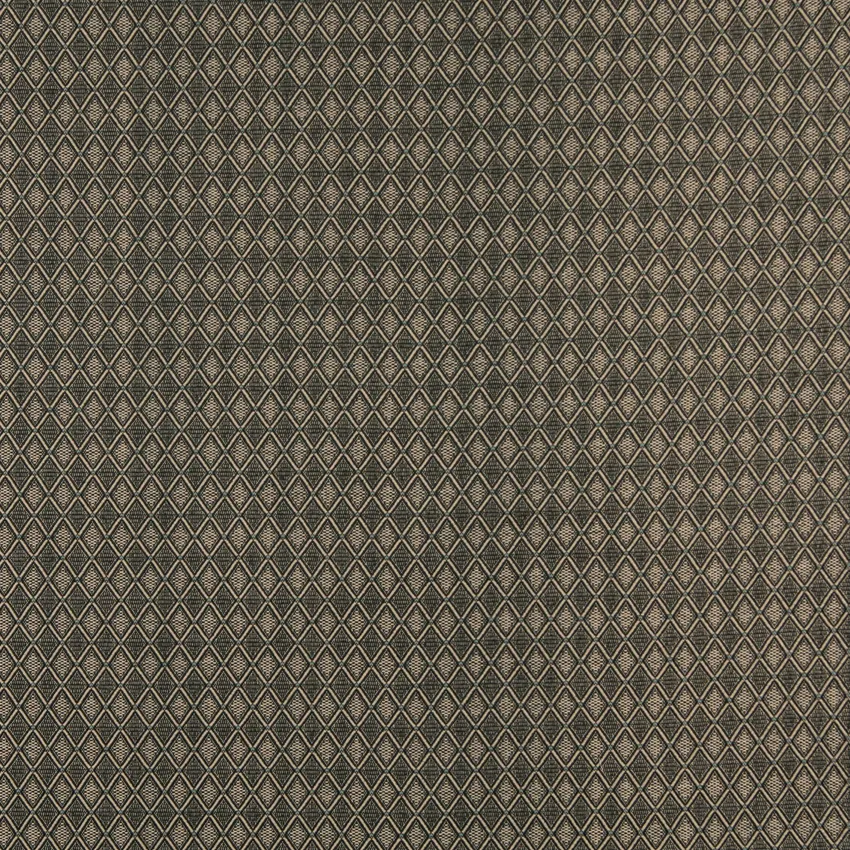 Mocha Beige and Black Contemporary Damask Upholstery Fabric by the Yard
