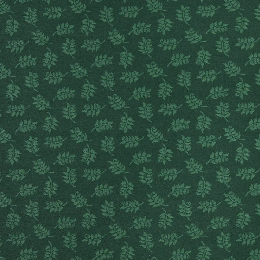 Spruce Dark Green Foliage Damask Upholstery Fabric by the Yard