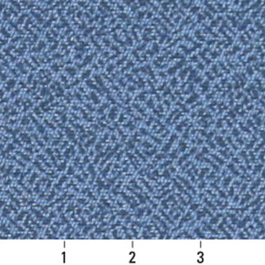 Lapis Light Blue Plain Damask Upholstery Fabric by the Yard — Scale in inches