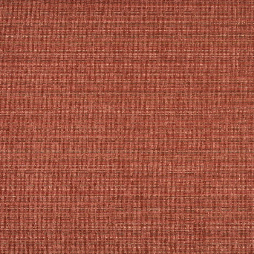 Red Coral Plain Chenille Upholstery Fabric