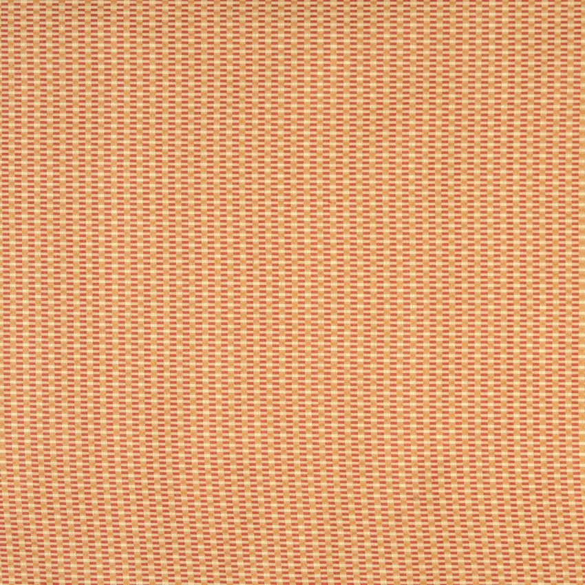 Spice Beige and Coral Contemporary Damask Upholstery Fabric by the Yard