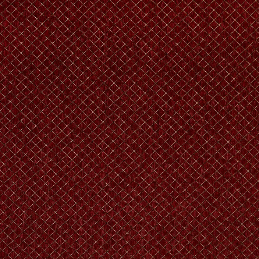 Garnet Burgundy Small Scale Chenille Upholstery Fabric by the Yard