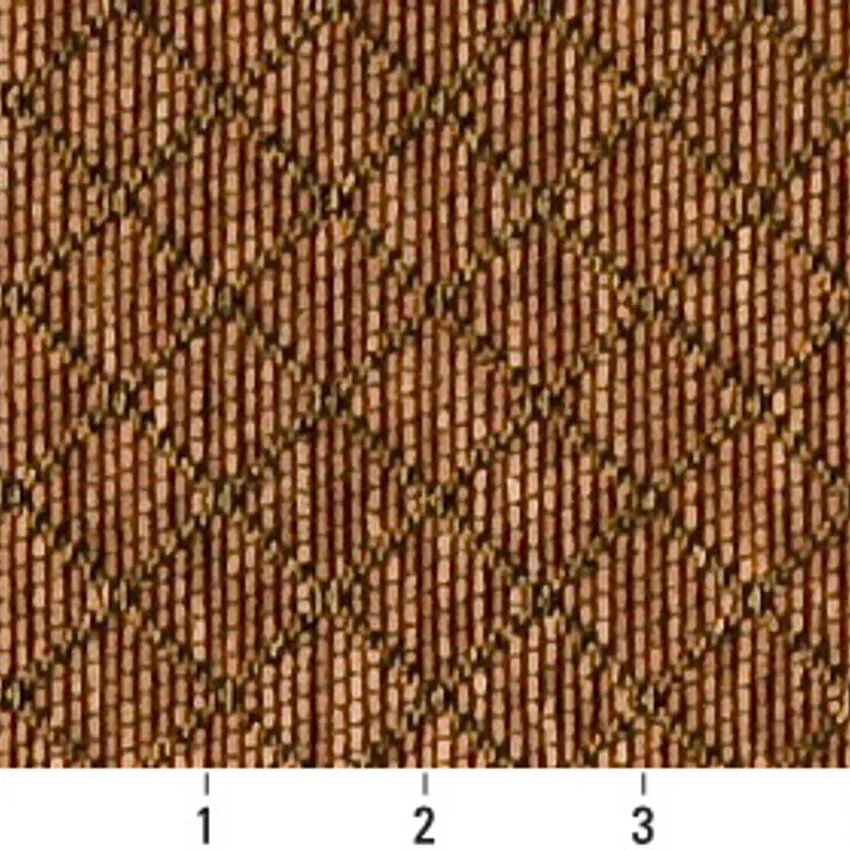Topaz Beige and Brown Small Scale Chenille Upholstery Fabric by the Yard — Scale in inches