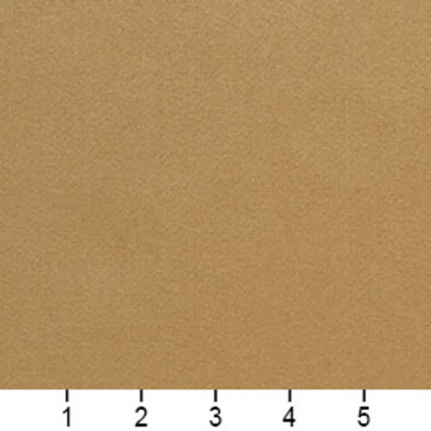 Sand Beige Plain Damask Upholstery Fabric — Scale in inches