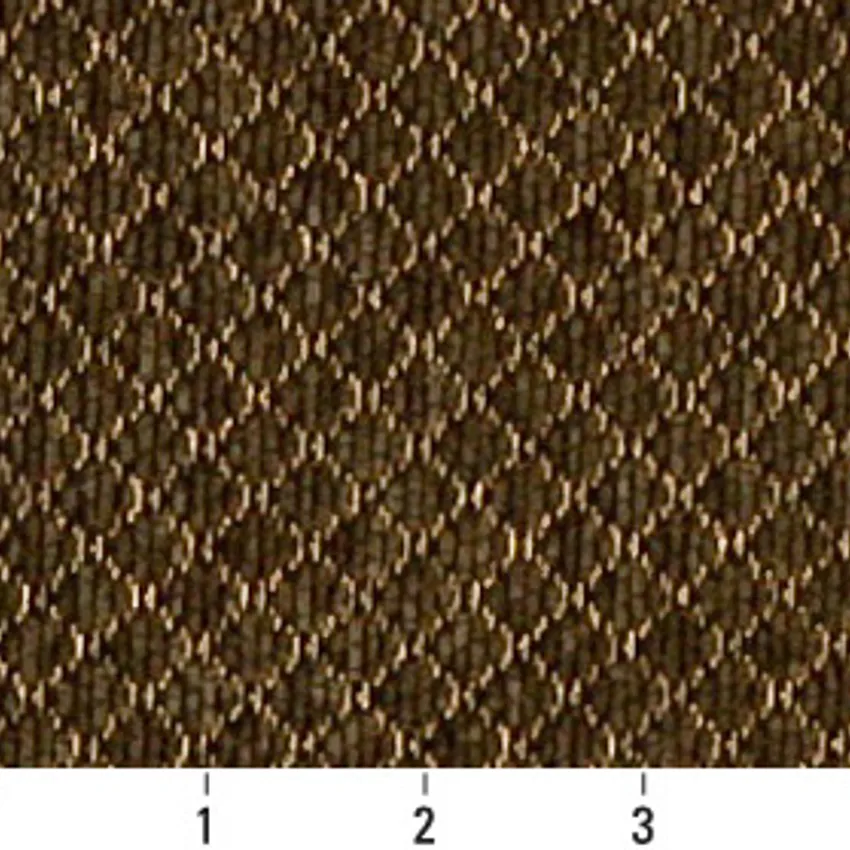 Olive Dark Green Small Scale Diamond Tweed Upholstery Fabric — Scale in inches