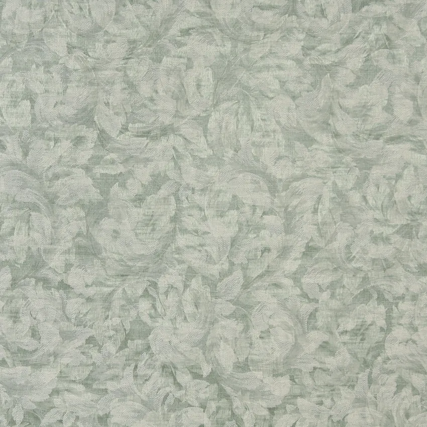 Parsley Light Green Woven Accent Strokes Foliage Damask Upholstery Fabric
