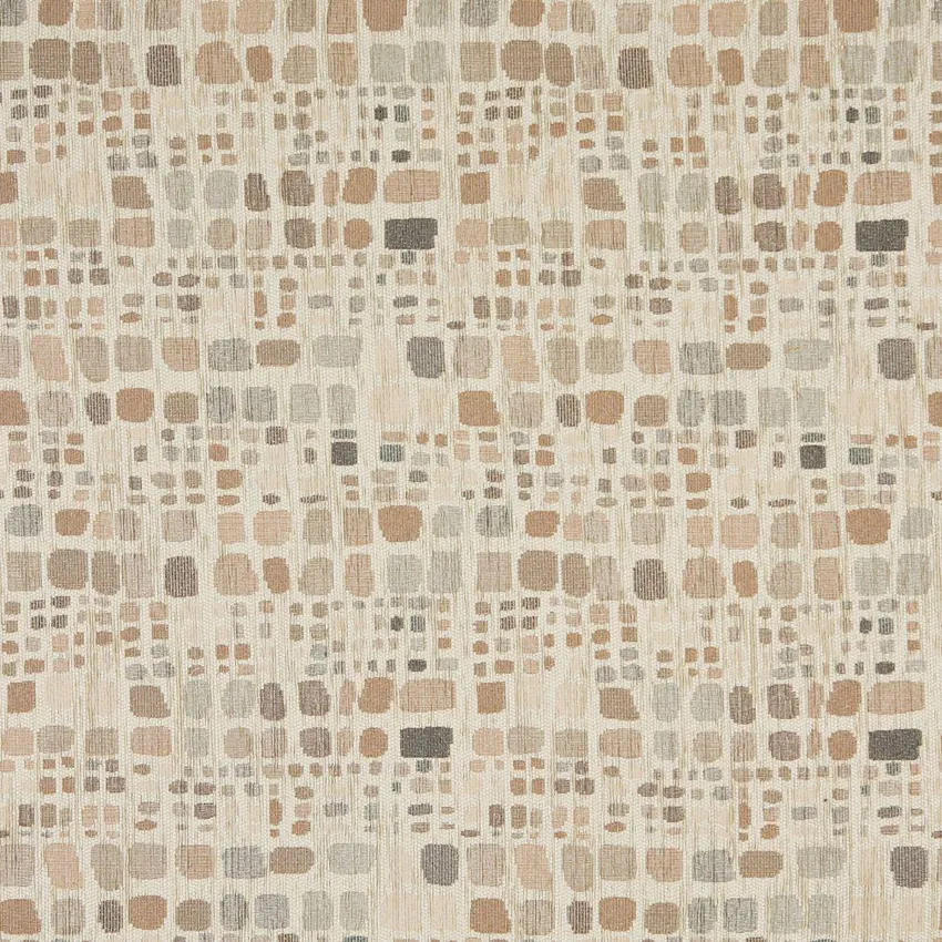 Beige and Gray Brown Retro Color Palette Abstract Chenille Upholstery Fabric
