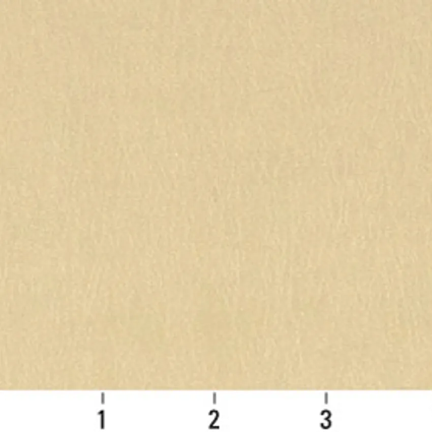 Wheat Beige Decorative Leather Grain Upholstery Fabric by the Yard — Scale in inches