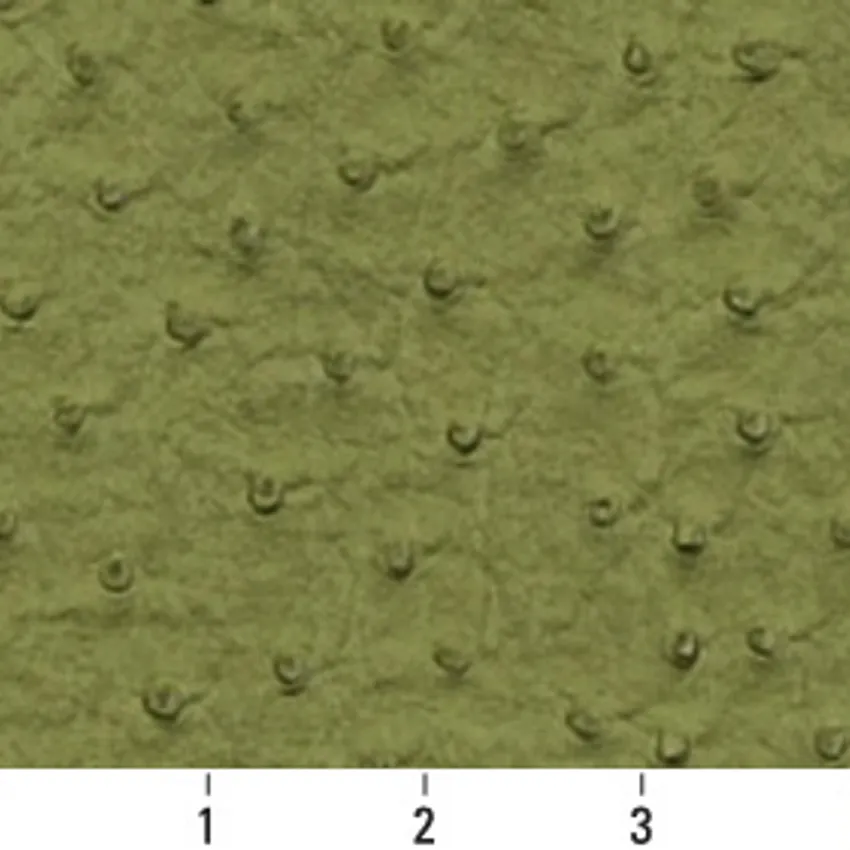 Avocado Dark Green Animal Print Automotive Vinyl Upholstery Fabric by the Yard — Scale in inches