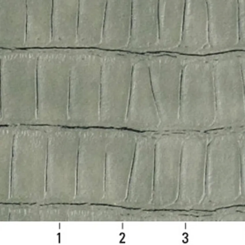 Sage Light Green Animal Print Automotive Vinyl Upholstery Fabric by the Yard — Scale in inches