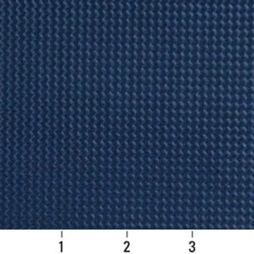 Sapphire Dark Navy Blue Dotted Metallic Vinyl Upholstery Fabric — Scale in inches