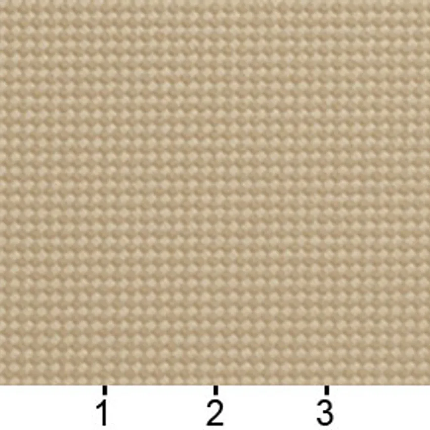 Pearl Beige Dotted Metallic Vinyl Upholstery Fabric — Scale in inches