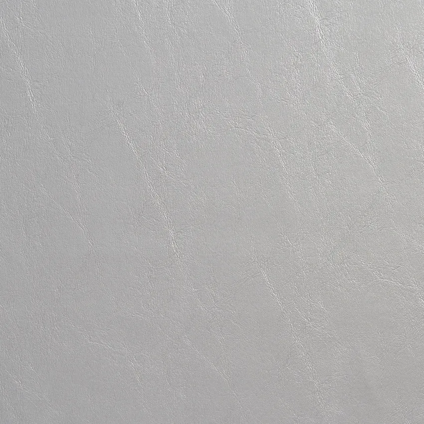 Silver Gray Metallic Shine Leather Texture Vinyl Upholstery Fabric