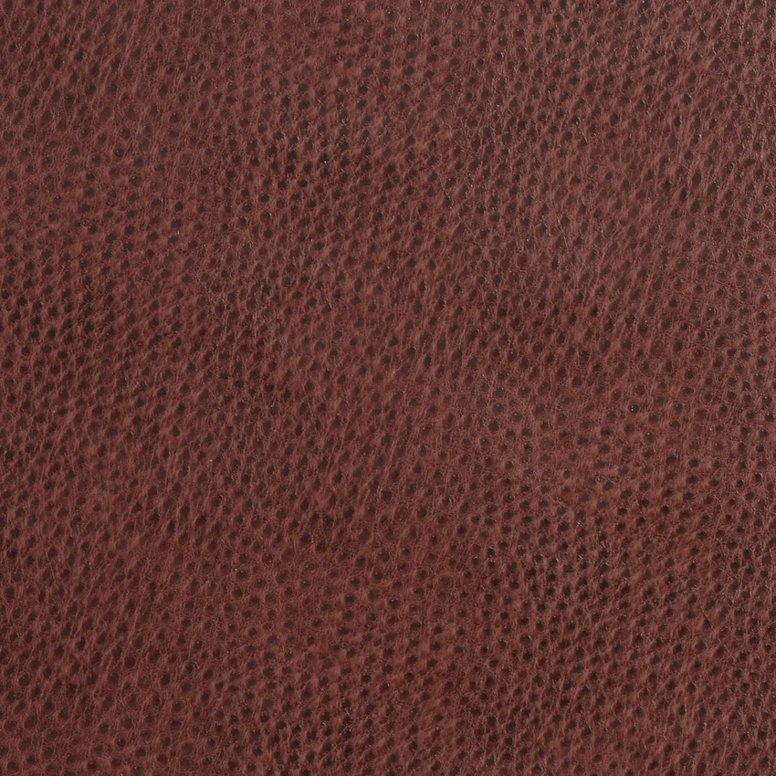 Cocoa Brown  Leather Texture Vinyl Upholstery Fabric