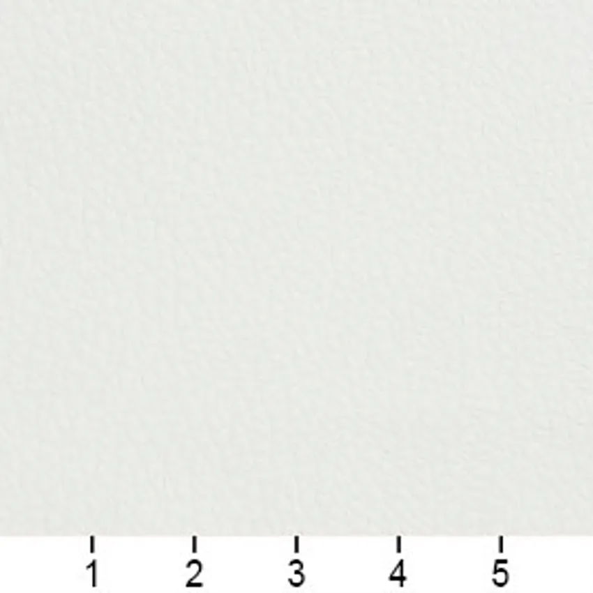 White Pearl Leather Texture Vinyl Upholstery Fabric — Scale in inches
