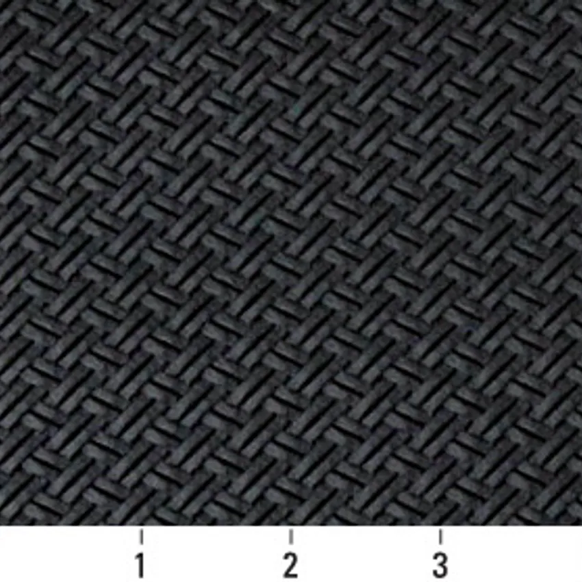 Black Decorative Upholstery Fabric by the Yard — Scale in inches